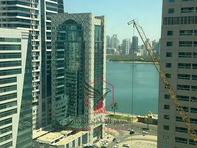 **Spacious 1-Bedroom Apartment for Annual Rent – Al Majaz 3, Sharjah.** Free AC, free gym & swimming pool, free kids' play area, **1 month free**, cen