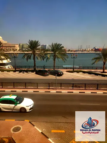 **Best studio with balcony, open kitchen, central A/C & gas, spacious layout, easy payment plans, prime location near the Corniche.**