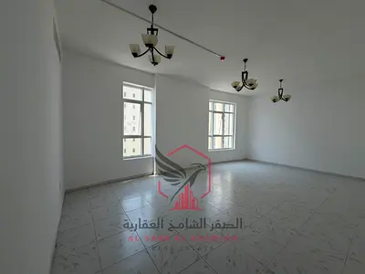 Largest 2 Bedroom Hall with Open Panoramic View Central AC and Master Bedroom in a Prime Location Near Khalid Lake and Al Qasba Canal