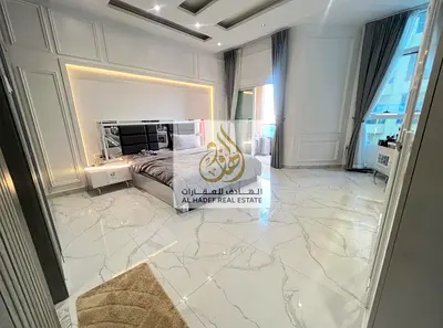 Annual rent in Ajman, Al Rashidiya 1 area, next to Nesto Hypermarket. The building is suitable for