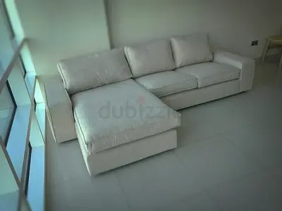 IKEA Kivik L Shape Sofa Beige