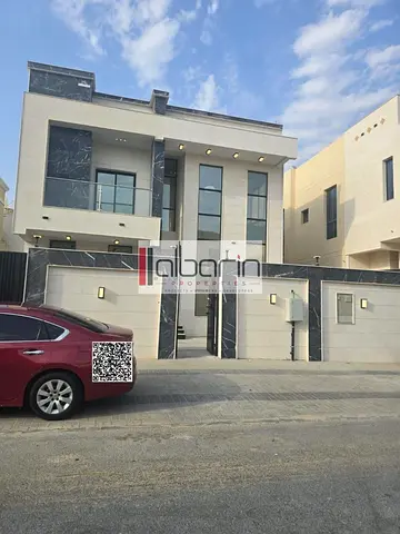 Luxury villa, first occupancy, for rent in Al Zahia, 5 master bedrooms