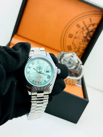 Rolex premium quartz mens watch