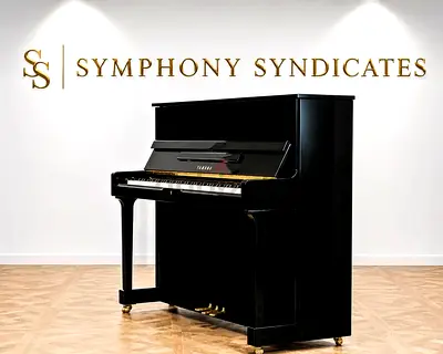 Yamaha U1 Upright Piano Black | Made in Japan | Fully Reconditioned | 88 Keys | Free Bench