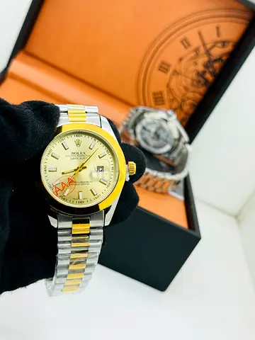 Rolex premium quartz mens watch