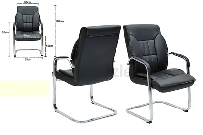 Brand New Leather Visitor Office Chair