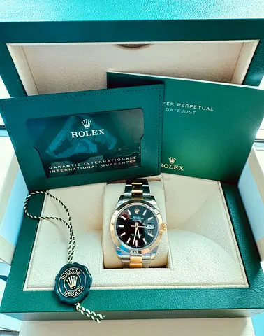 Rolex Datejust Two-Tone Automatic Watch with Box and Papers