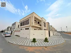 Modern corner villa with custom finishing behind Al Hamidiya Park – registration fees included –