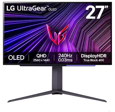 LG UltraGear 27" OLED QHD 240Hz Gaming Monitor - Excellent Condition