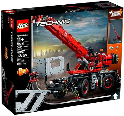 LEGO Technic 42082 Rough Terrain Crane - 4057 pcs (Boxed)