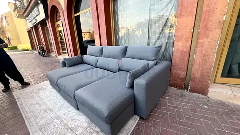 Ikea Eskilstuna L Shape Sofa Bed Dark Gray