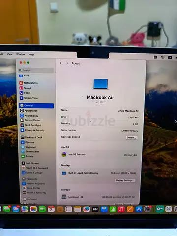 MacBook M2 2022 for sale