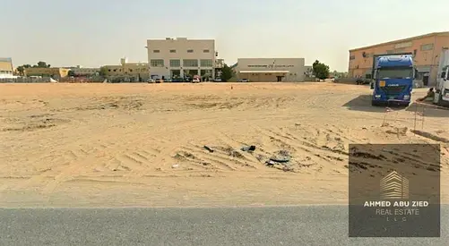 أرض صناعية مميزة للبيع في الباهية عجمان بمساحة 1872 متر مربع ثاني قطعة من الزاوية موقع استراتيجي قريب من الطرق الرئيسية مناسبة للمصانع والمستودعات بسع