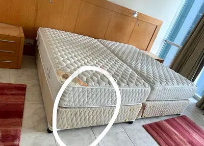 Single bed with mattress (Size 120 x 200)