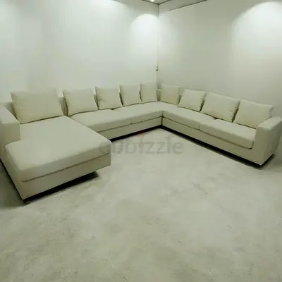 Expensive quality back cushions feather 🪶 filled Ushape sofa the one brand