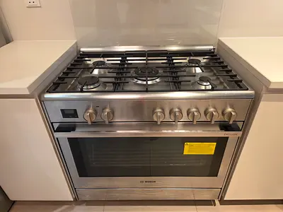 Bosch 8series Duel Fuel Gas & Electric Cooker Stove 90x60cm