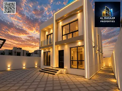 للبيع فيلا بعجمان الزاهيه 3 غرف ماستر مجلس و2 صالة وغرفة خدامة وروف تمليك حر لجميع الجنسيات وأمكانية التمويل البنكي