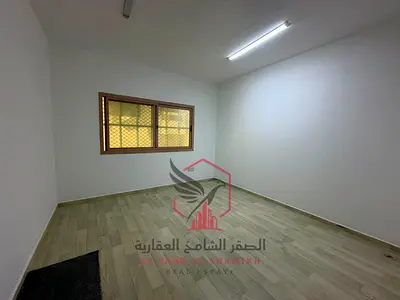 Spacious 2BR apartment in Al Qasimia Al Mahatta, balcony with open view, maid room, central A/C & gas, free maintenance, near all services.