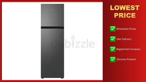 TCL Fridge 480L Double Door Brand New Refrigerator with Freezer with 1 Year Warranty