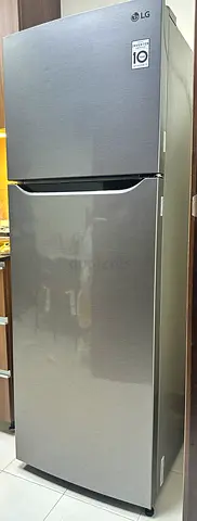 LG Top Freezer Refrigerator - 2 Door, Stainless Steel Finish