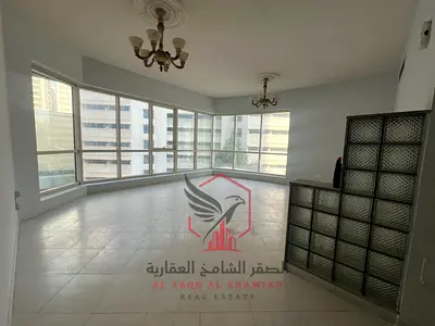 فرصة ممتازة لشقة غرفة وصالة مع تكييف مركزي مجاني مع إطلالة ممتازة في موقع مميز داخل المجاز ٣ .