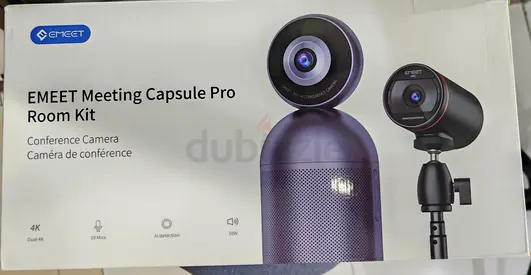 EMEET Meeting Capsule Pro Room Kit - 4K Conference Camera (Boxed)