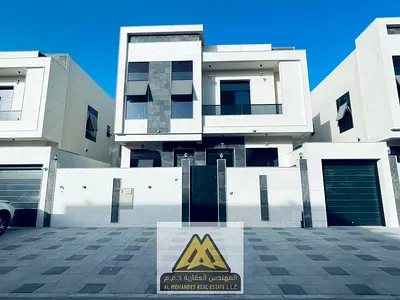 Spacious 2-Storey 5 Master BR Villa with Central AC & Large Yard for Rent in Al Bahia, Ajman