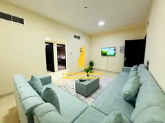 Luxury one-bedroom apartment with a balcony and open views. Ajman, Al Rawda. Fully furnished, availa
