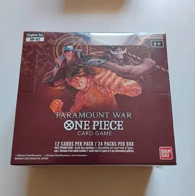 One Piece Card Game Paramount War (OP-02) Booster Box - New and sealed