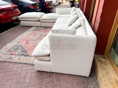 Selling Luxury marina home Feather filled lshape sofa comfortable