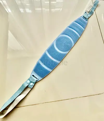 Silicone Baby Bath Support Strap - Blue, Non-slip