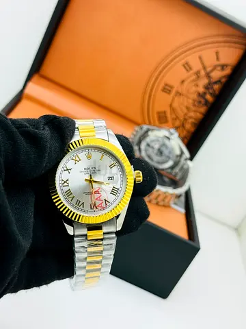 Rolex premium quartz mens watch