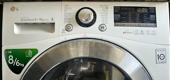 LG WASHING MACHINE 8/6KG FOR SALE
