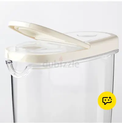 12 pcs of IKEA for 100 AED Clear Airtight Food Storage Container with Flip Lid (1.2–1.5L approx.)