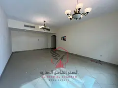 Luxury 2BR apartment for rent in Al Majaz 3, with maid’s room, central AC, and free gym & pool.