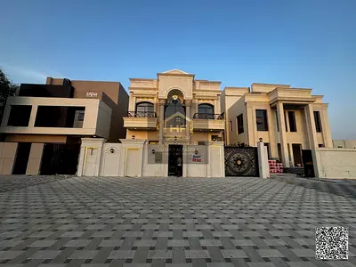 🏛️ Luxury Classic 6-Master Bedroom Villa + Roof for Sale in Al Helio 2 – Ajman (All Registration Fe