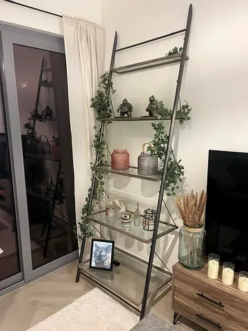 Marina home ladder shelving