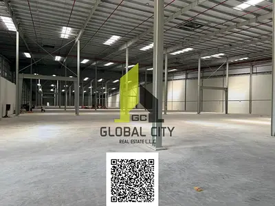 مستودع ضخم جديد للإيجار | 90,019.76 قدم² | 33 درهماً للقدم (قابل للتفاوض) | موقع صناعي مميز | أم الدرة، أم القيوين