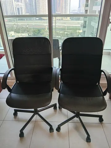 2 Black Swivel Office/Home Chairs
