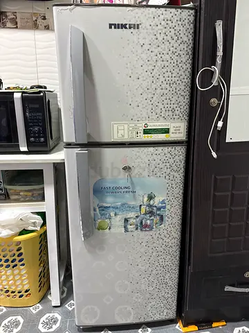 Nikai Double Door Refrigerator - 2-Door Top Freezer, Good Condition