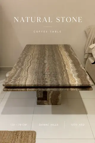 Stone table - 129 x 79 cm
