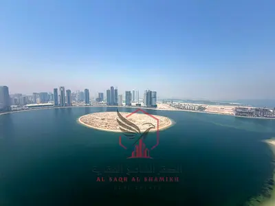 اطلالة بحرية مباشرة اجمل 3 غرف وصالة مع غرفة خدامة خدامة مع باركن مجاني + بلكونة كبيرة للايجار في الممزر
