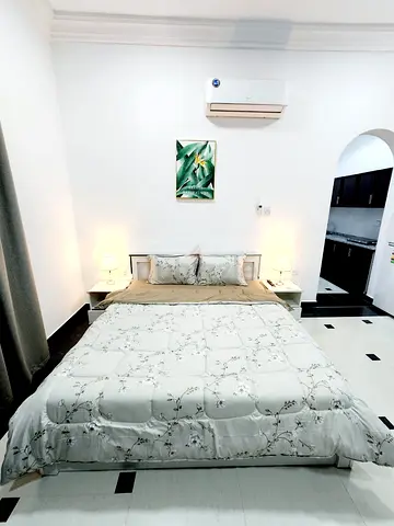 Furnished studio for rent in Bateen area