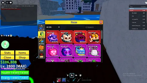 Stacked Roblox Account (Blox Fruits Max + Legendary Rivals + Valk UGC)