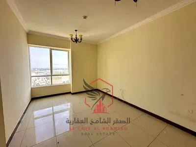 غرفة وصالة مساحة كبيرة مطبخ امريكي بشهر وجيم مجانا في أجمل ابراج الشارقة شامل جميع الخدمات بتشطيب حديثة ومساحات واسعة.