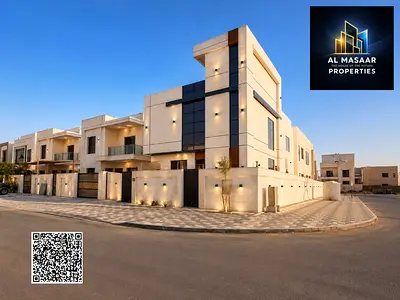 فيلا كورنر طابقين وروف مع حوش كبير موقع ممتاز شامل رسوم التسجيل والتملك تملك حر لجميع الجنسيات