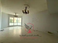 The largest and most beautiful 1-bedroom apartment with a living room in Al Qasba, with AC, one mont