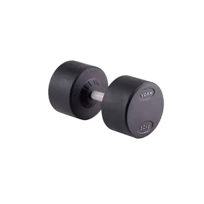 York Round Rubber Dumbbell 50Kg - Brand New
