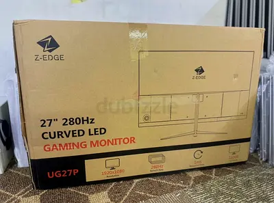 Z-Edge 27" Curved 280Hz Gaming Monitor (UG27P) - open box