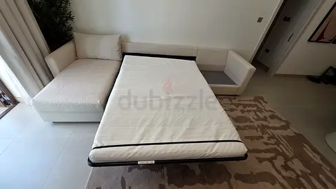 Top Quality IKEA Vimle L Shape Sofa Bed Beige